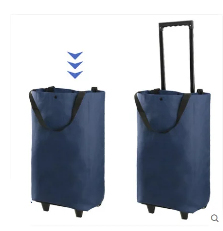 shopping bag for women travel trolley bag for shopping luggage bag with wheels Luggage Cart Shopping Camping Folding bags wheels