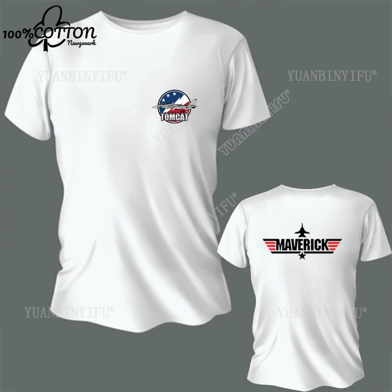 

Горячий стиль, крутая повседневная креативная хлопковая мужская футболка с принтом F-14 Fighter Jet, удобная дышащая футболка с круглым вырезом и короткими рукавами