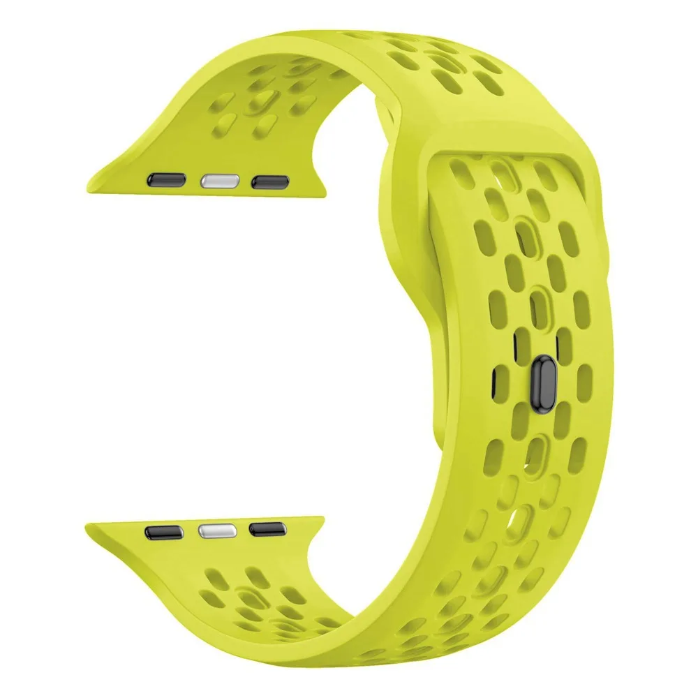 Atmungsaktives Silikonarmband für Apple Watch 49mm 46mm 45mm 44mm 42 41mm Sportarmband iWatch Ultra 12 11 10 9 8 7 6 SE3 Gürtel – Detail 16