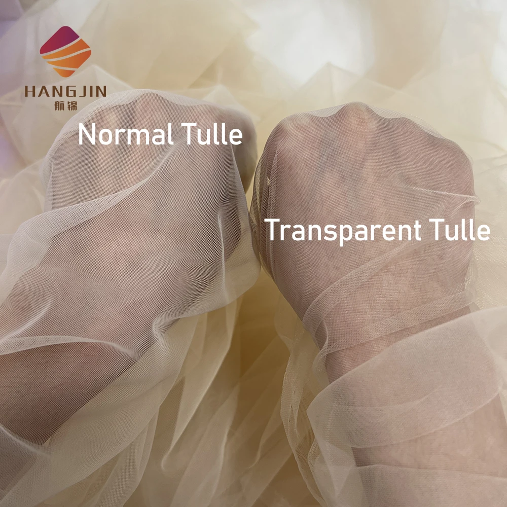 Tela de Tul Dobetter Tex Color Piel, Ilusión de Piel Desnuda, Malla de Nailon Suave Transparente para Vestidos de Novia