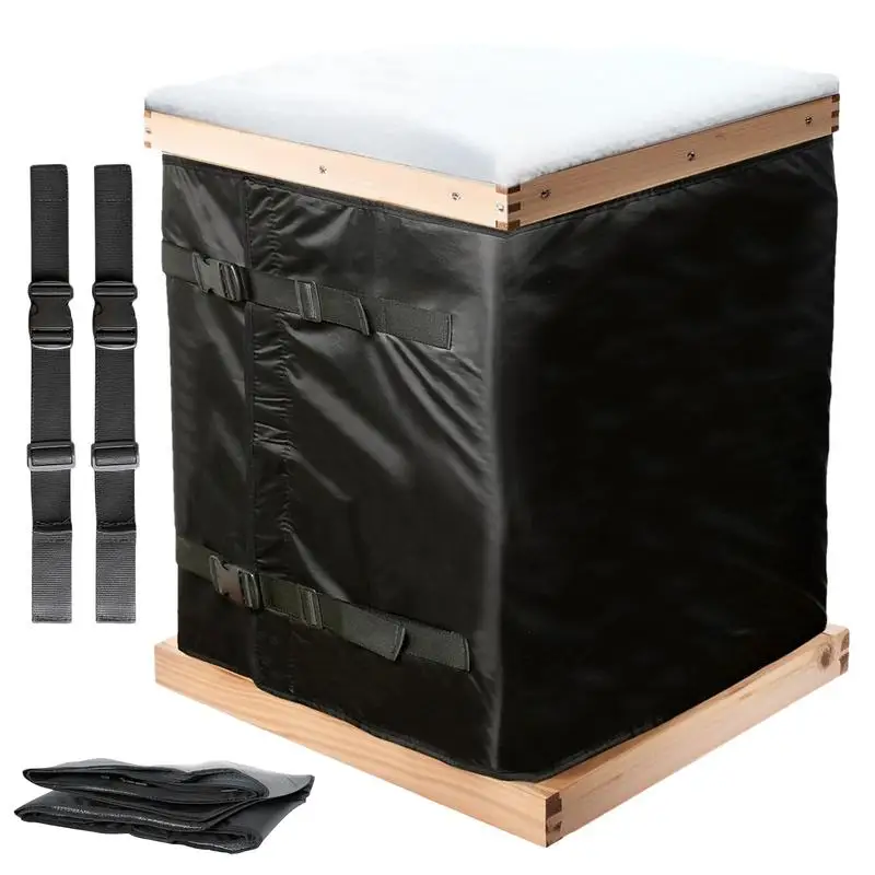 

Windproof Winter Beehive Thermal Cover Waterproof Beehive Protection Wrap For Winter Use Beekeeping Supplies Adjustables