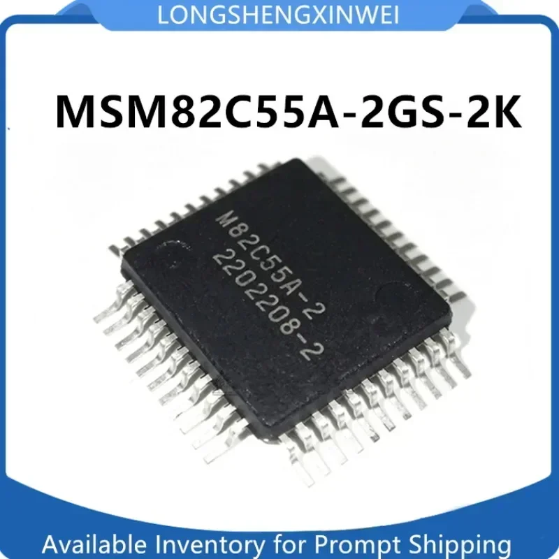 50PCS New MSM82C55A-2GS-2K  QFP44 CMOS Programmable Peripheral Interface Chip Original in Stock