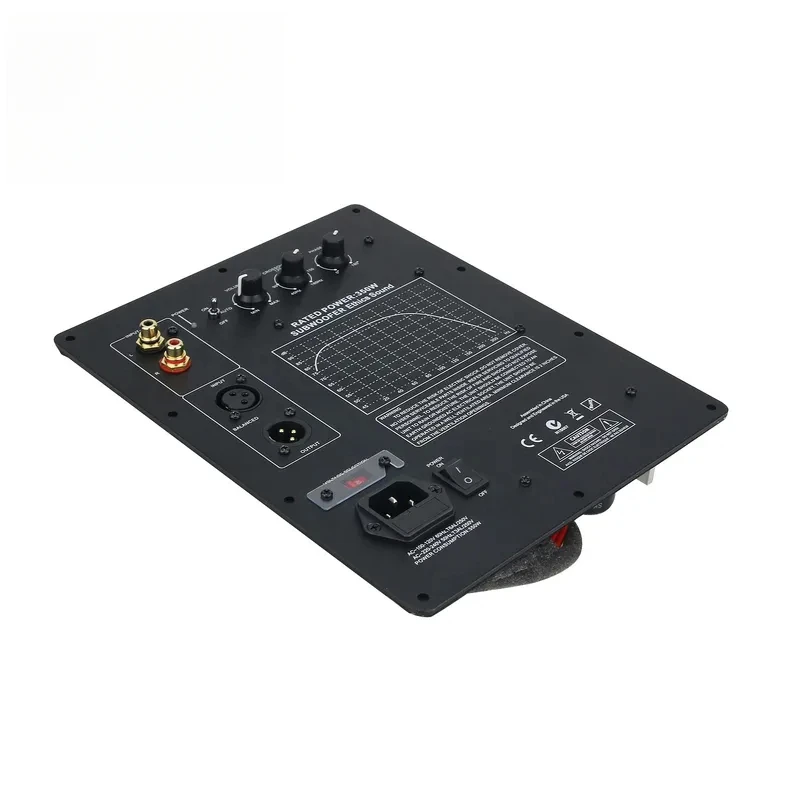 Wishcolor Subwoofer Board Plate Amplifier Ethics Sound 350W Closed & Phase-Inverted Subwoofers