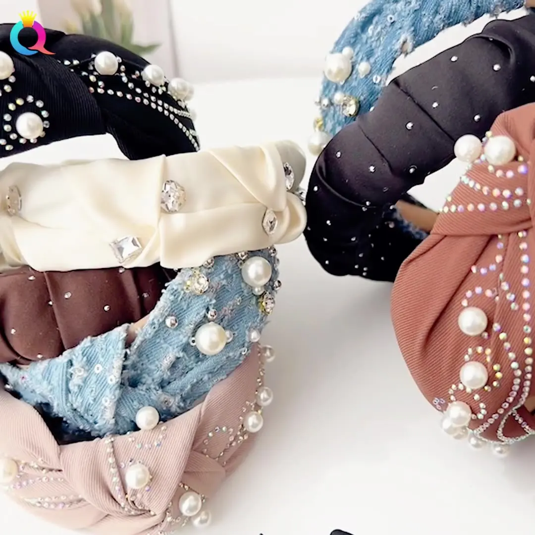 

Hair bands high cranial top rhinestone headbands advanced sense of wash face hair bands high-end temperament hair accessories