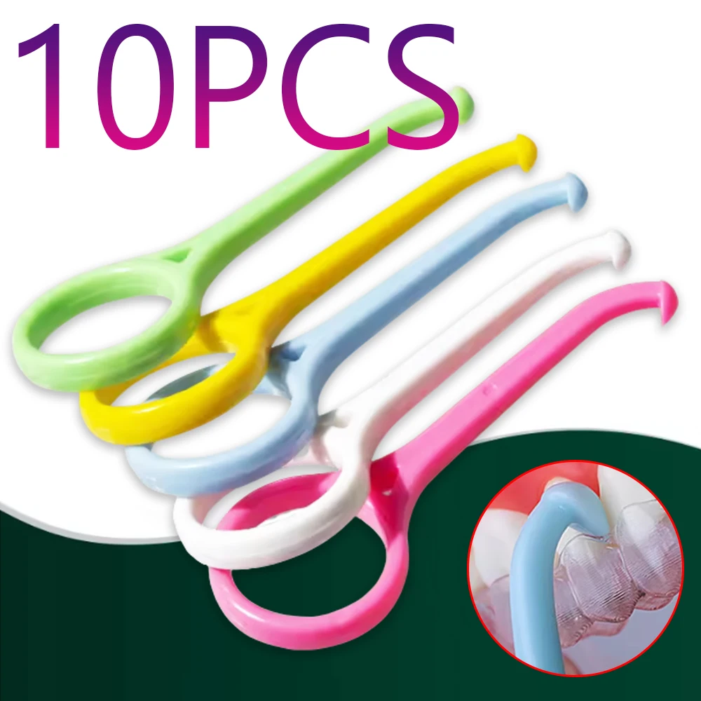 

10pcs Dental Aligner Remover Tool Orthodontic Hook for Invisible Braces Retainer Adjustment Professional Dentistry Kit