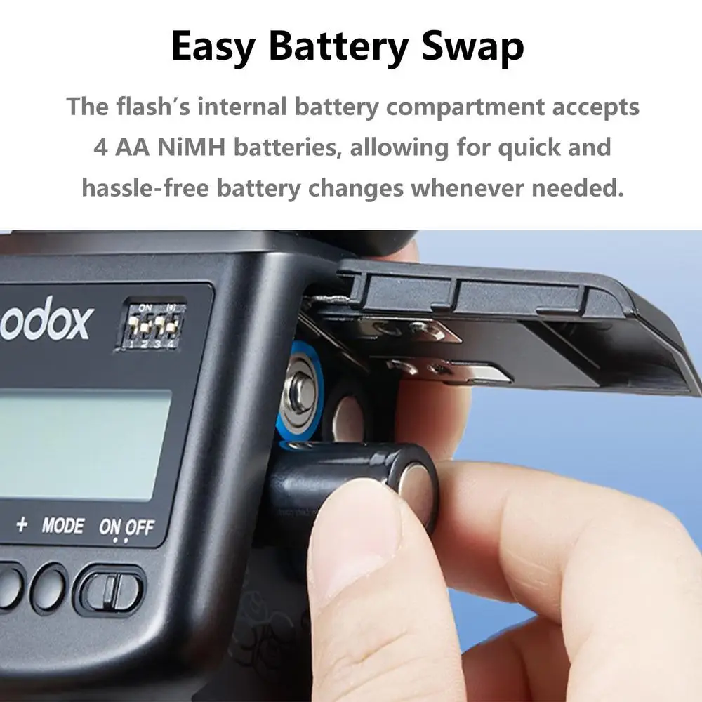 Вспышка для камеры Godox TT520II со встроенным беспроводным сигналом 433 МГц для цифровых зеркальных камер Canon Nikon Pentax Olympus s