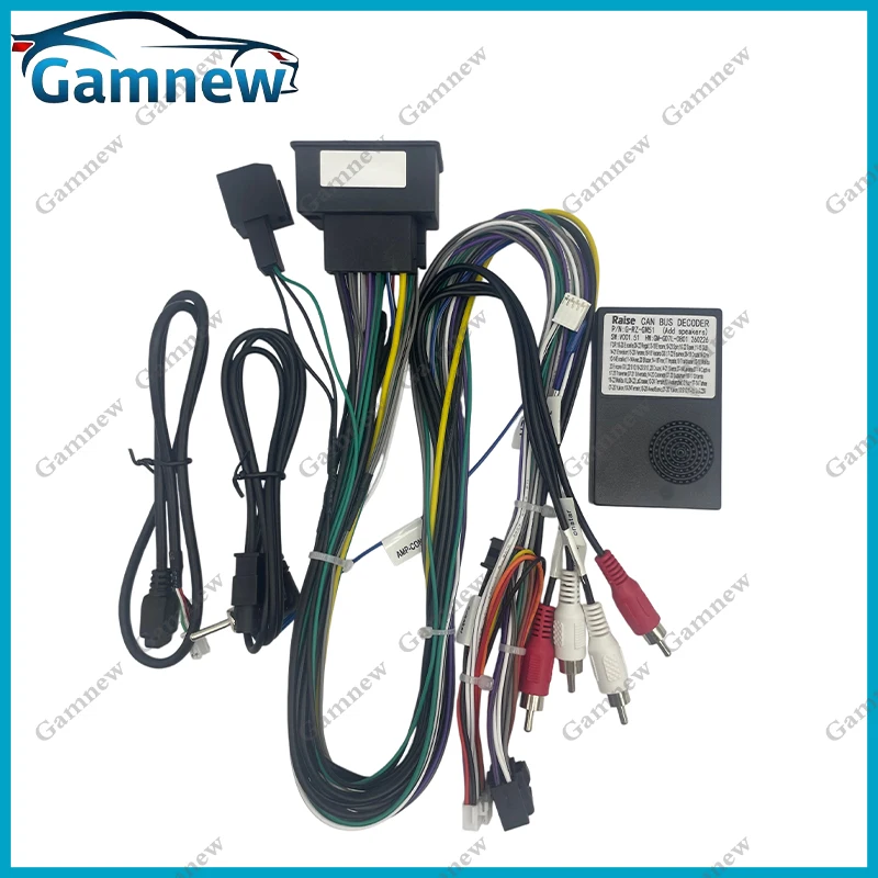 Car Wiring Harness Adapter Canbus Box Decoder Android Radio Power Cable For Opel Mokka Astra J K Corsa E Insignia 2009-2017