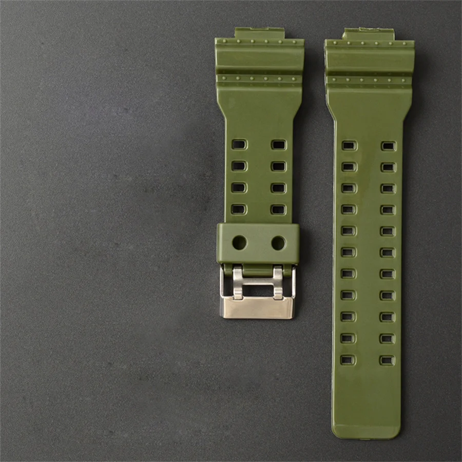Watch Accessories Rubber Watchband Strap For Casio g-shock GA100 GA110 GA120 GA150 GD-100 GD120 GW-8900 GLS-100 Belt Bracelet