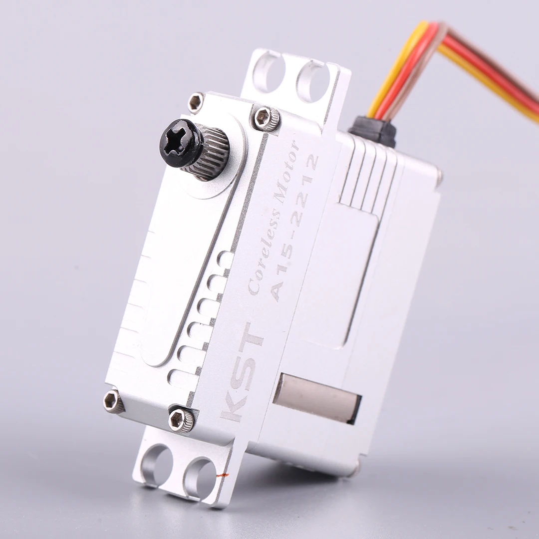 KST A15-2212 얇은 고토크 금속 톱니 서보 고압 25KG 항공기 모형 산업용 기계