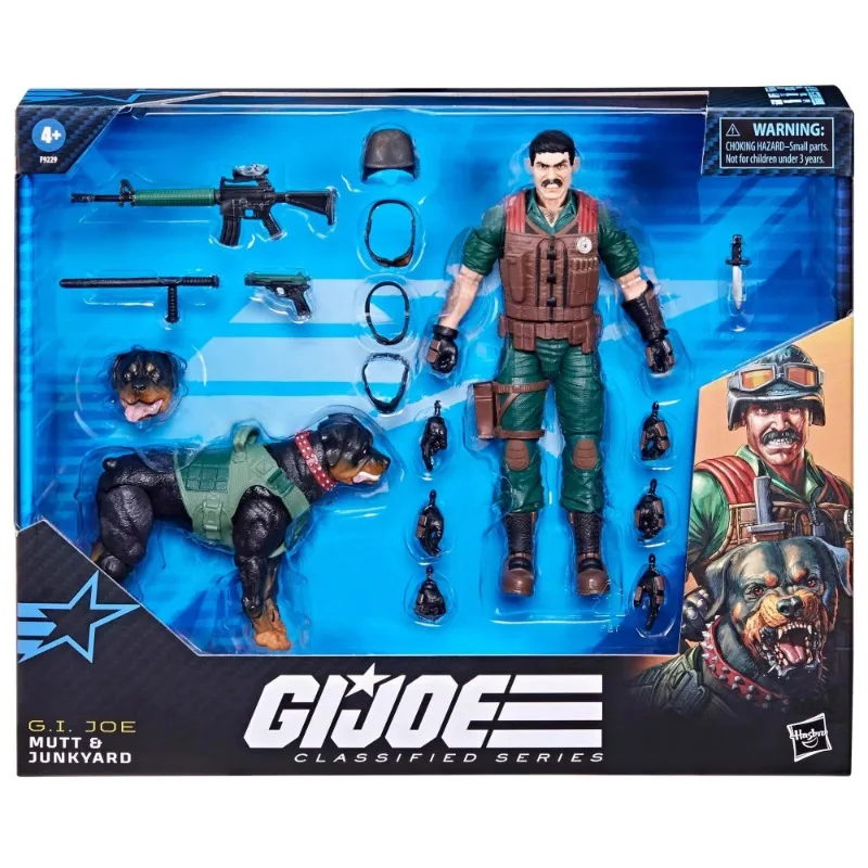 Spot Hasbro Special Forces Mate Dog Luxury Edition GIJOE 6-inch Genuine Figurine Model F9229 Figurine Movable Ornament Model Toy