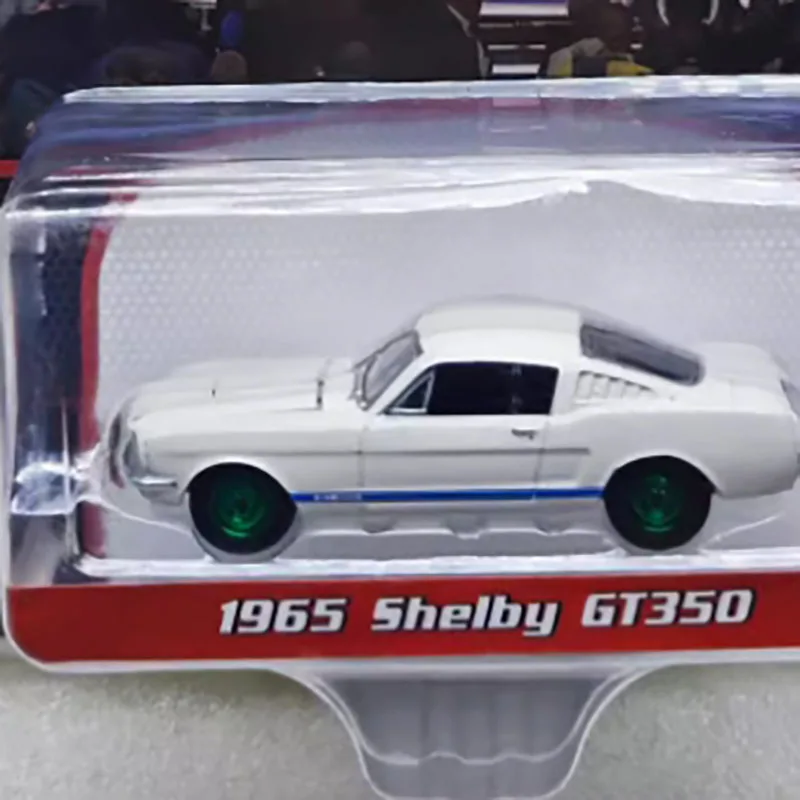 

Литой под давлением Greenlight, масштаб 1:64, 1965, Shelby GT350, модель автомобиля из сплава, статическая коллекция, украшенные праздничные подарки, игрушки