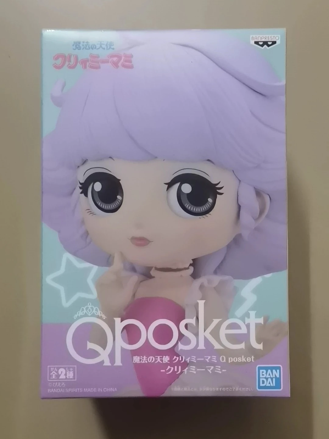 Bandai Real Q Posket Magical Angel Creamy Mommy Kawaii Nice Anime Action Figure Toys for Young Girls Children Gifts Ornaments