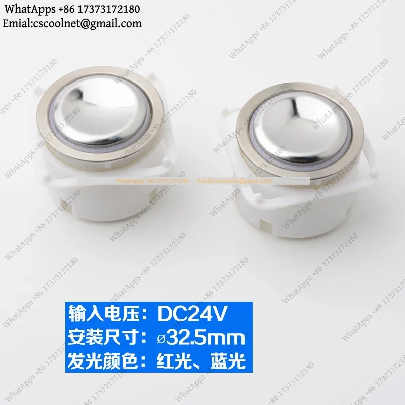 5pcs/lot A3N10381 A4J10382 Concave Button Red Blue Light Elevator Parts Lift Accessories