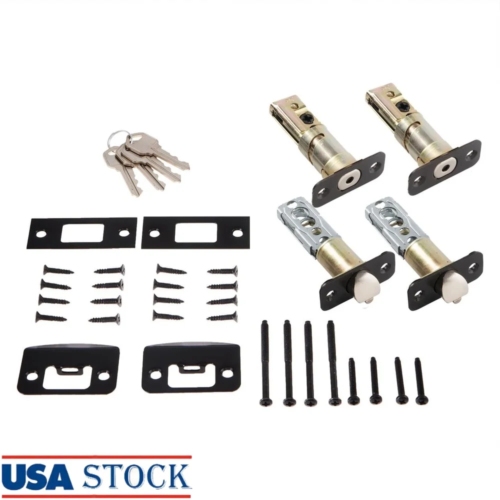

Keyed Entry Ball Doorknob Deadbolt Combo Pack Oil Rubbed Bronze Finish Easy Install Exterior Doors Keyed Alike ANSI Grade 3