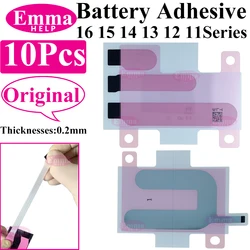 EmmaHelp 10Pcs Battery Sticker for iPhone 17 Pro Max  17Air 16 16E 12 13 14 Plus 15 Battery Tape Adhesive Glue Replacement Parts