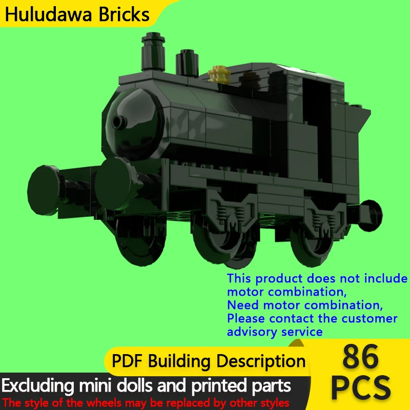 

City Car Model MOC Building Bricks Railway Tiny Passenger Train Modular Technology Children Holiday Gifts Assemble Toys Suit