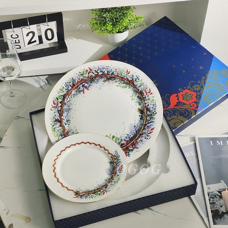 

Ceramic Dinner Plates Serving Plates Dessert Plates Western Style Plates for Home Restaurant Use