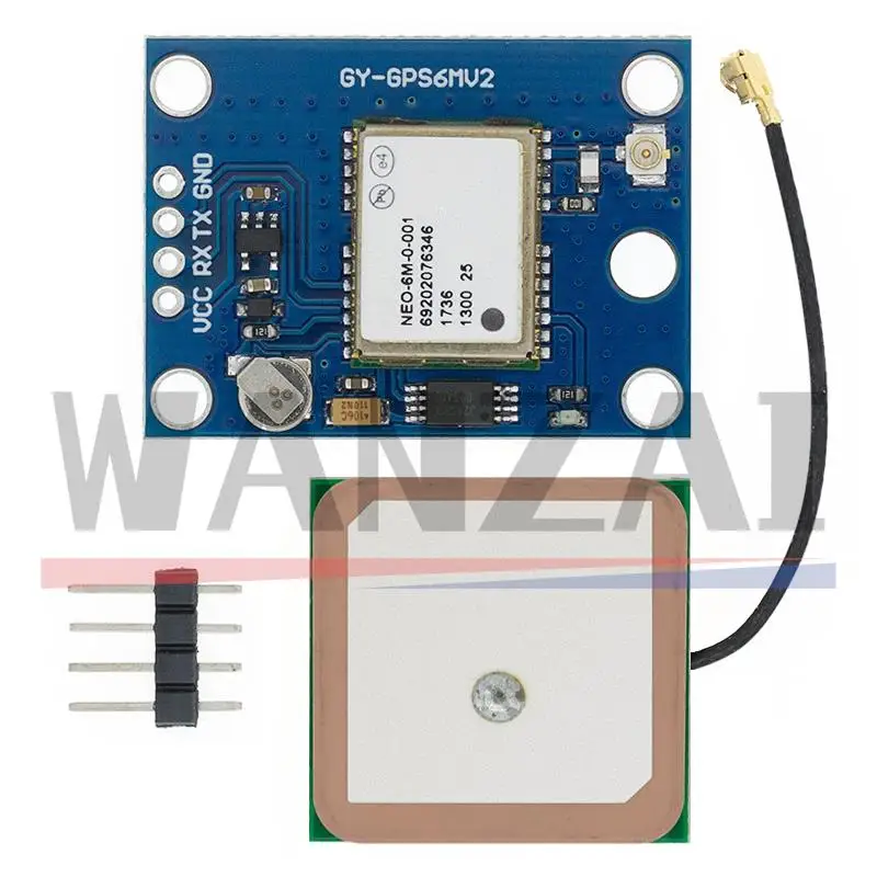 GY-NEO6MV2 New NEO-6M GPS Module NEO6MV2 with Flight Control EEPROM MWC APM2.5 Large Antenna for Arduino 6MV2