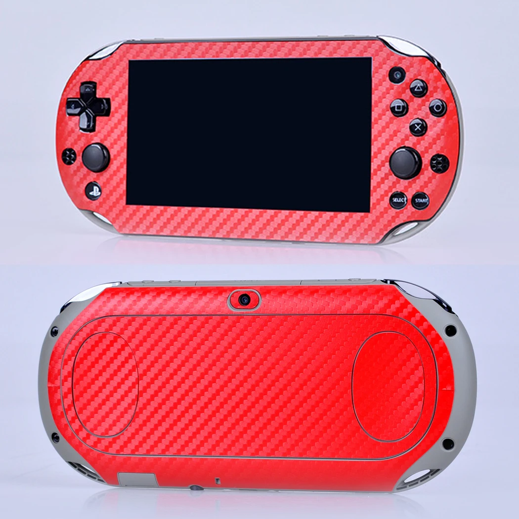 7 Colours Carbon Fiber Vinyl Skin Sticker Protector for Sony PS vita PSV 2000 Skins Stickers PSV2000