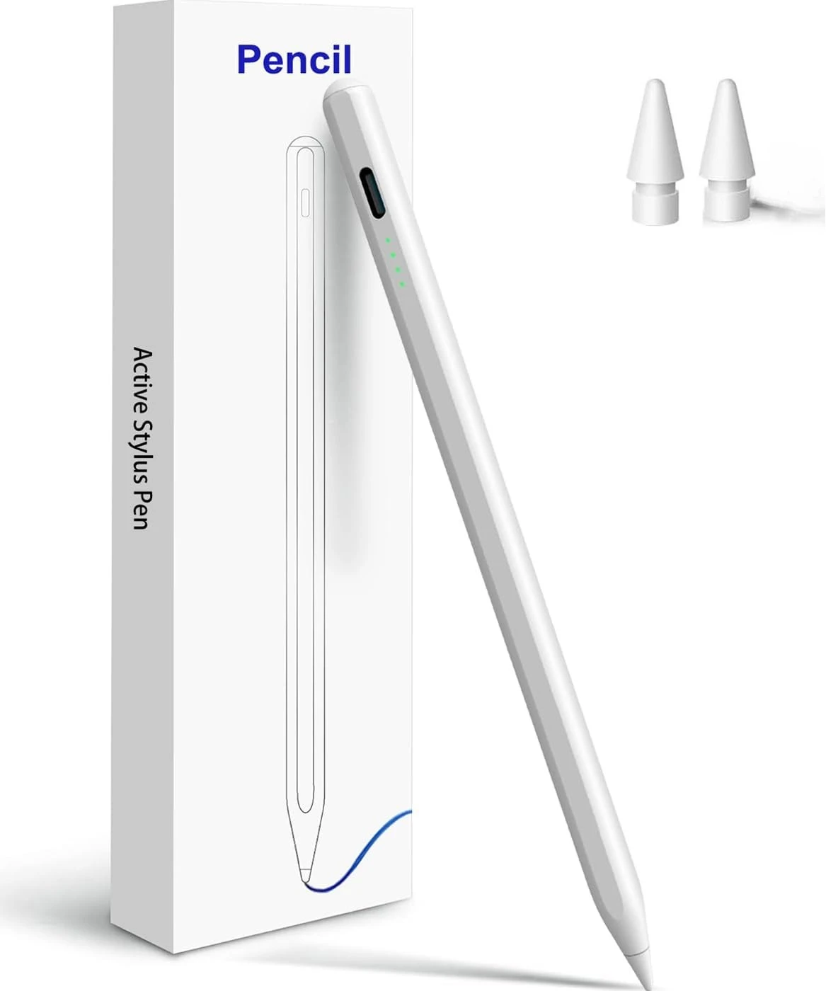 

Stylus Pen for iPad Pencil 10th Generation(2018-2025), Fast Charging Apple Pencil Compatible iPad 6/7/8/9/10", Pro 11"/12.9"/ M4