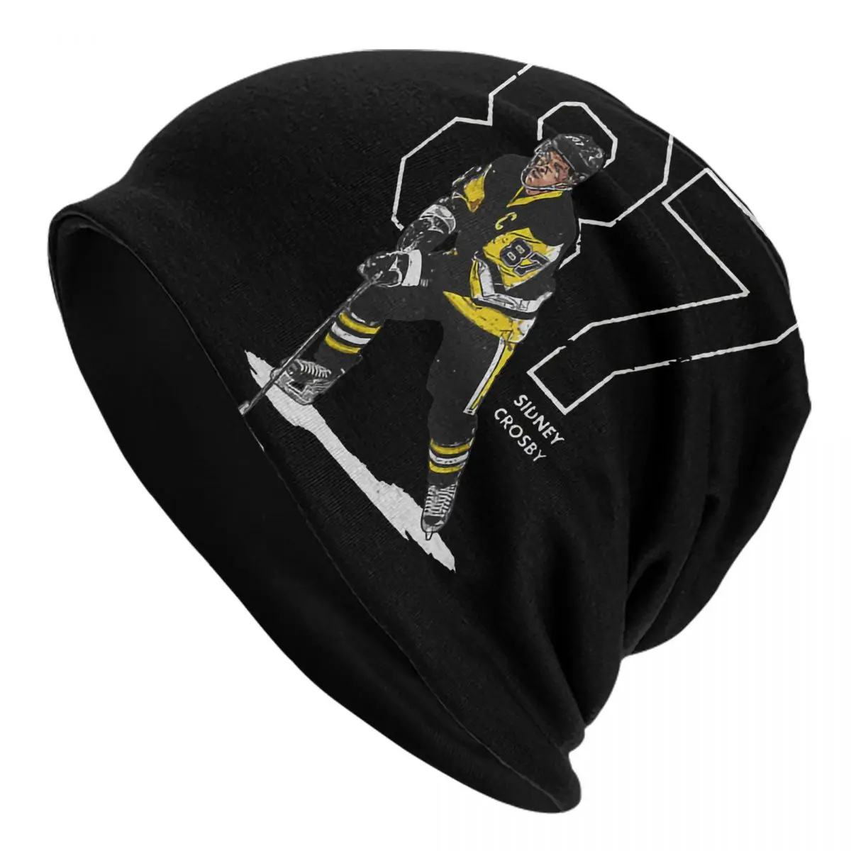 Hat Crosby Thin Caps For Men Women Lce Hockey Player Sidney Crosby Skullies Beanies Ski Caps Soft Bonnet Hats