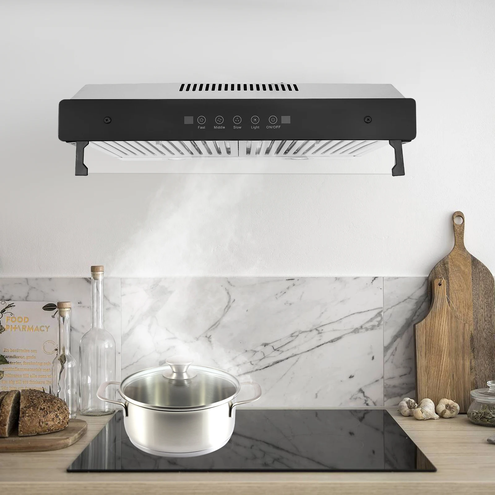 

Modern Range Hood, Under Cabinet Range Hood, Kitchen Hood Vent Under-cabinet Mounted, Wall Mounted home appliance