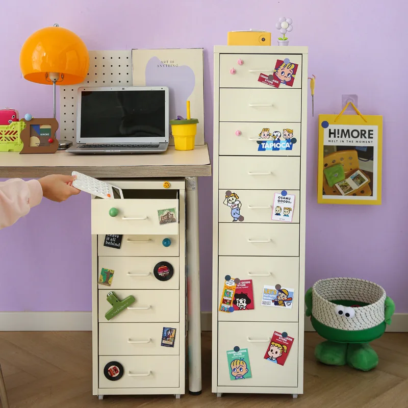 Sandwich storage cabinet, drawer type, multi-layer movable gap storage cabinet