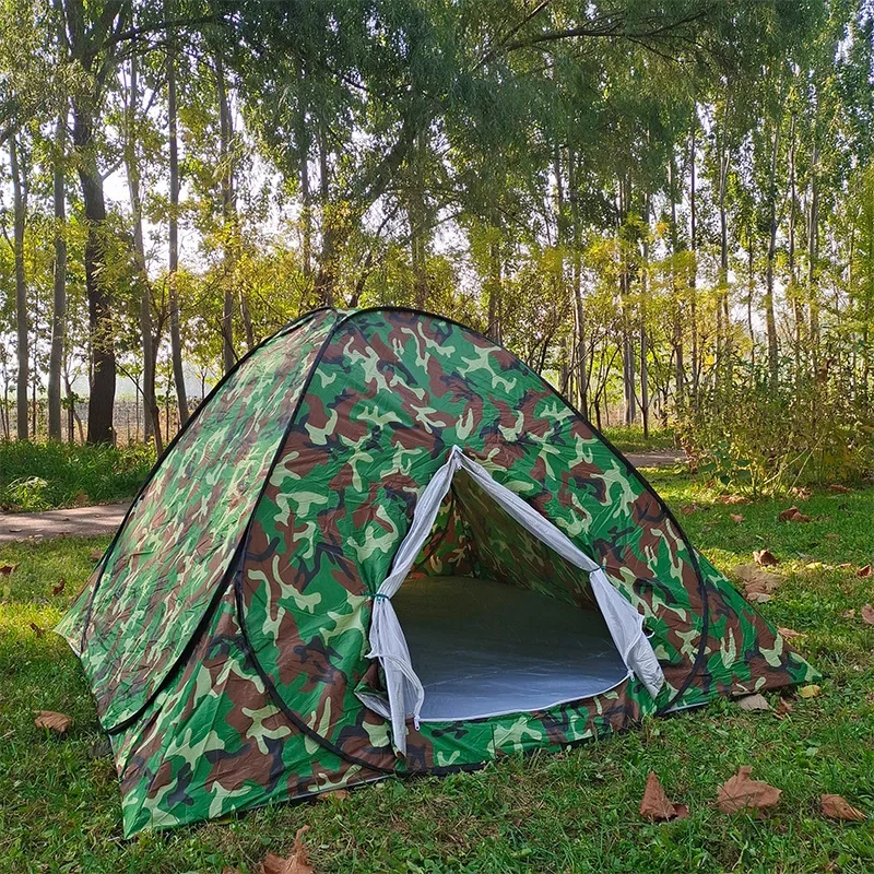 Outdoor fishing tent, hand throw away, camouflage round canopy