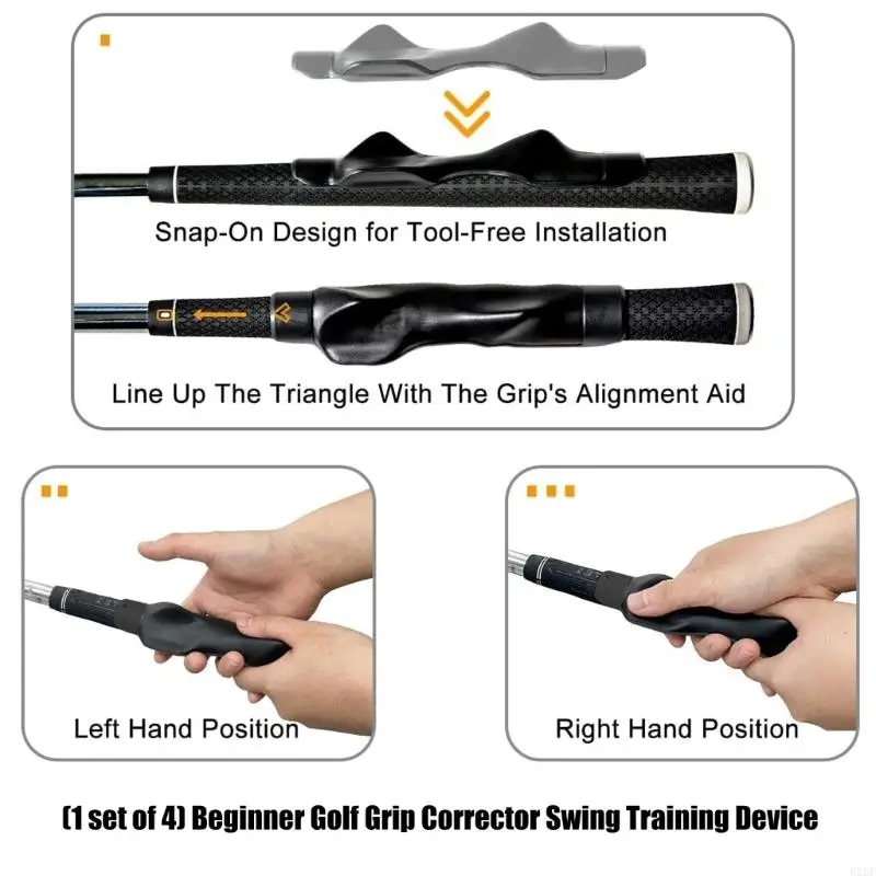 Golf Swing Trainings Aid Grip Position Corrector Durability Practice Equipment