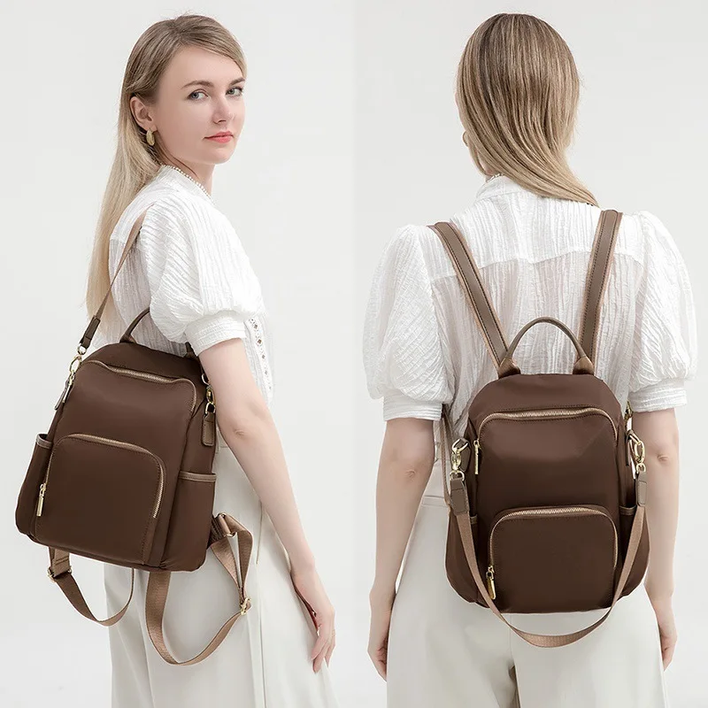 Mochila informal para mujer, bolso escolar de moda para niña, bolso de viaje para mujer, bolso Oxford para mujer