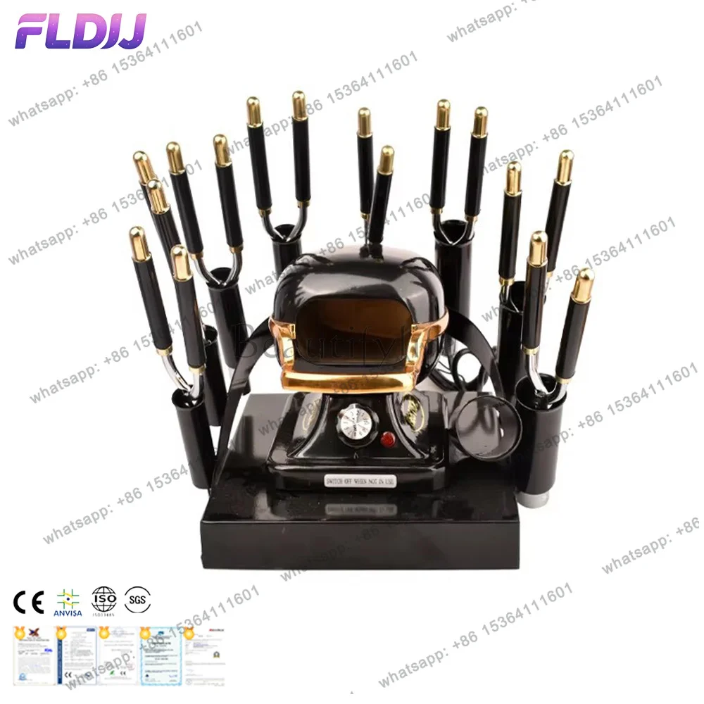 

2-IN-1 Electric Hair Styling Machine with Hair Curler Straightener Electric Iron Heater Pliers Tongs Perm Hair for Beauty Salon