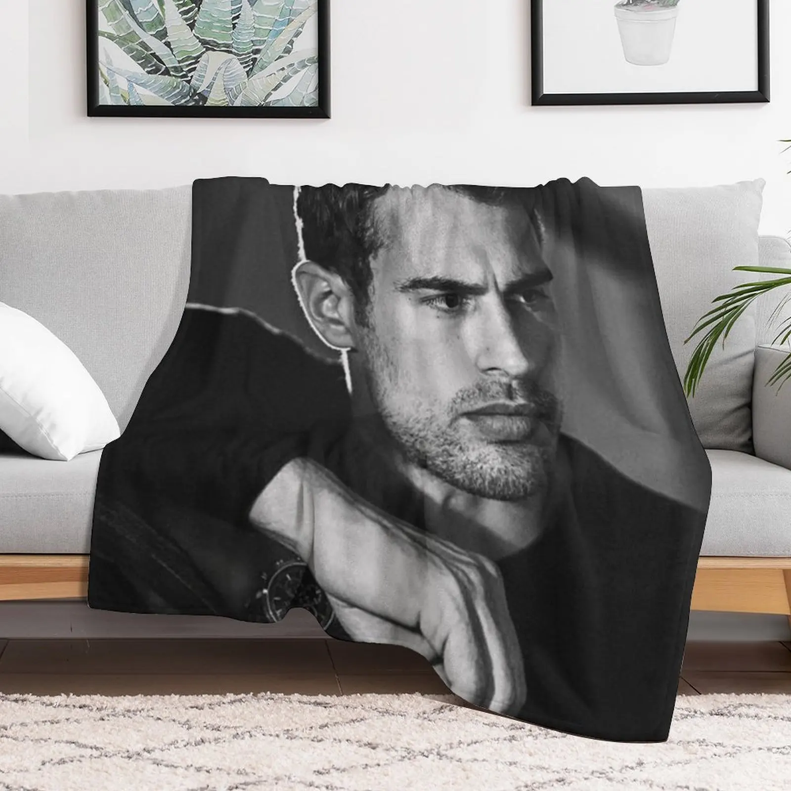 theo james Throw Blanket Luxury Thicken Bed Fashionable Luxury Brand Blankets