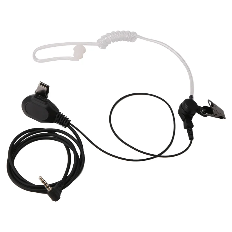 ABZW Fbi Acoustic Tube Earpiece Headset Mic For Yaesu Vertex Vx-3R Vx-5R Vx-8Gr Vx2r
