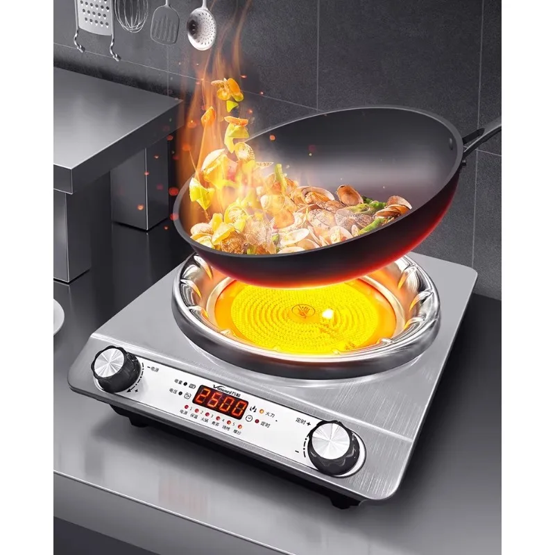 Concave household 2500W high-power electric ceramic stove, commercial new model without picking the pot