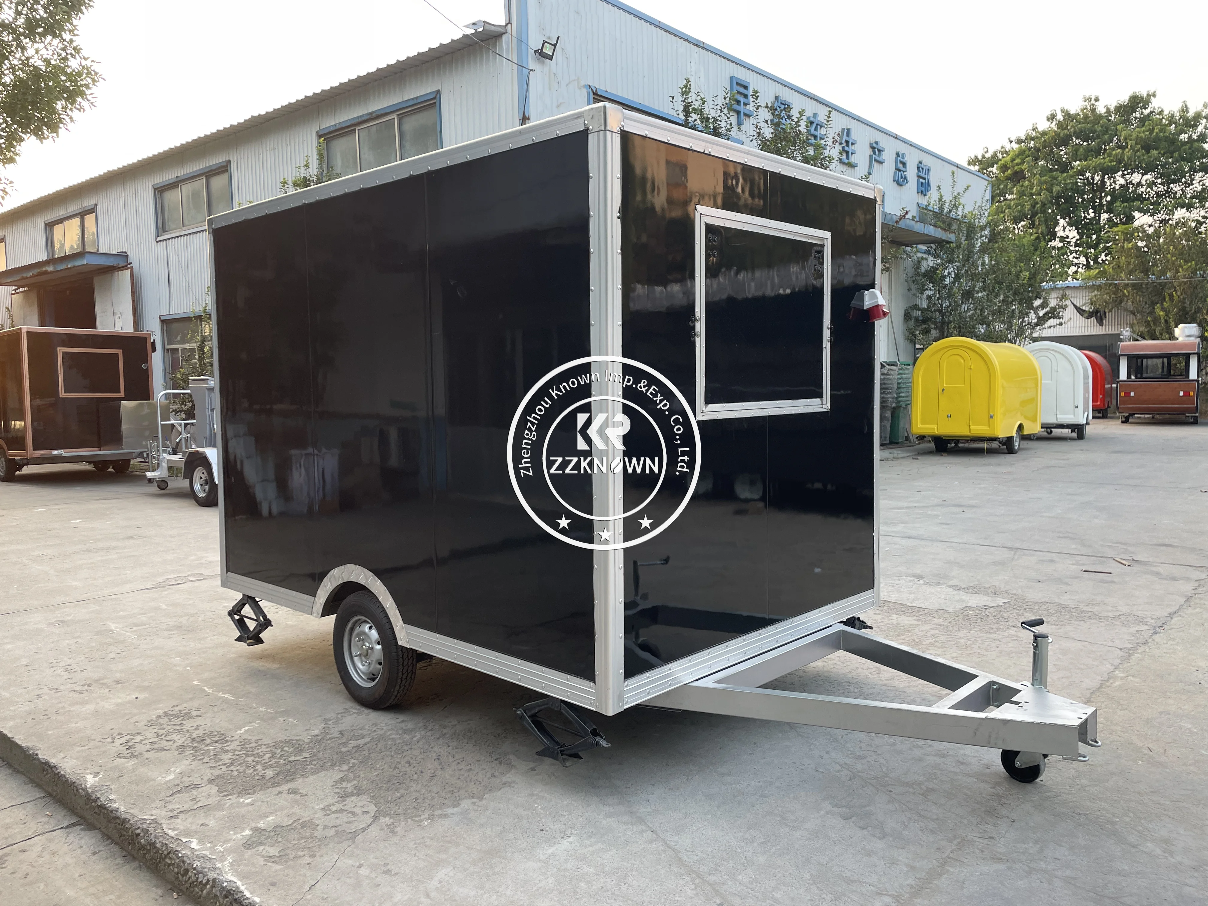 Rimorchio per alimenti DOT per concessione all'aperto Scatola per taco Rimorchio per pizza Rimorchio per camion per alimenti per barbecue per gelato Approvato negli Stati Uniti