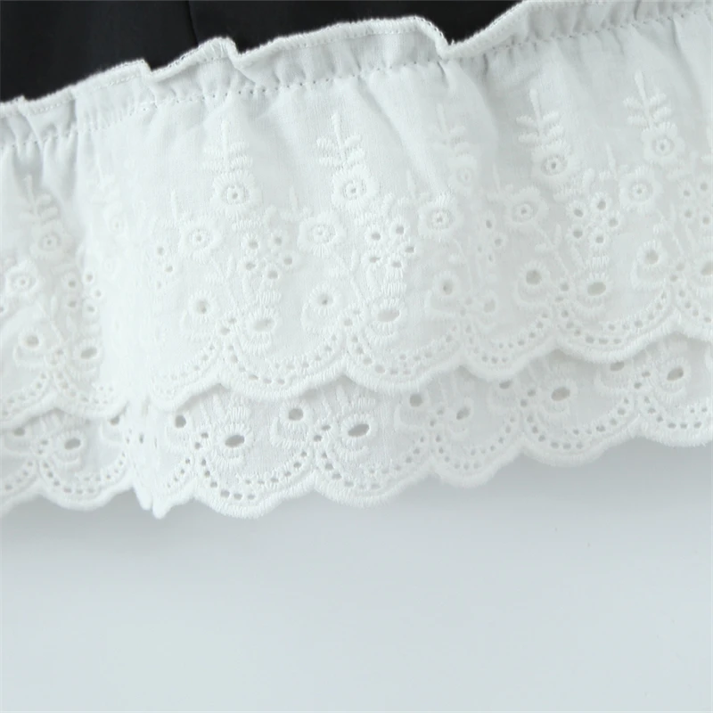 Keyanketian verão novo y2k bordado em camadas babados deslizamento vestido feminino xshape único breasted bainha sem mangas mini vestido