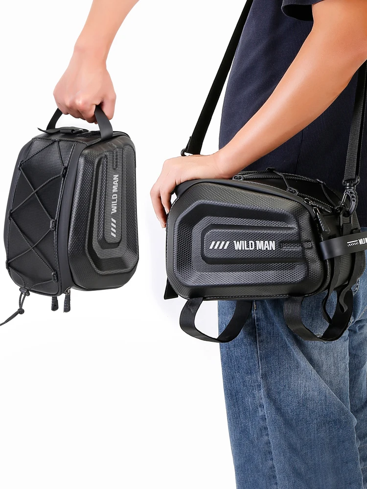 4L المحمولة دراجة السلة متعددة الوظائف دراجة حامل الحقائب حقيبة سعة كبيرة مقاوم للماء ملحقات الدراجة الطريق الجبلية #6