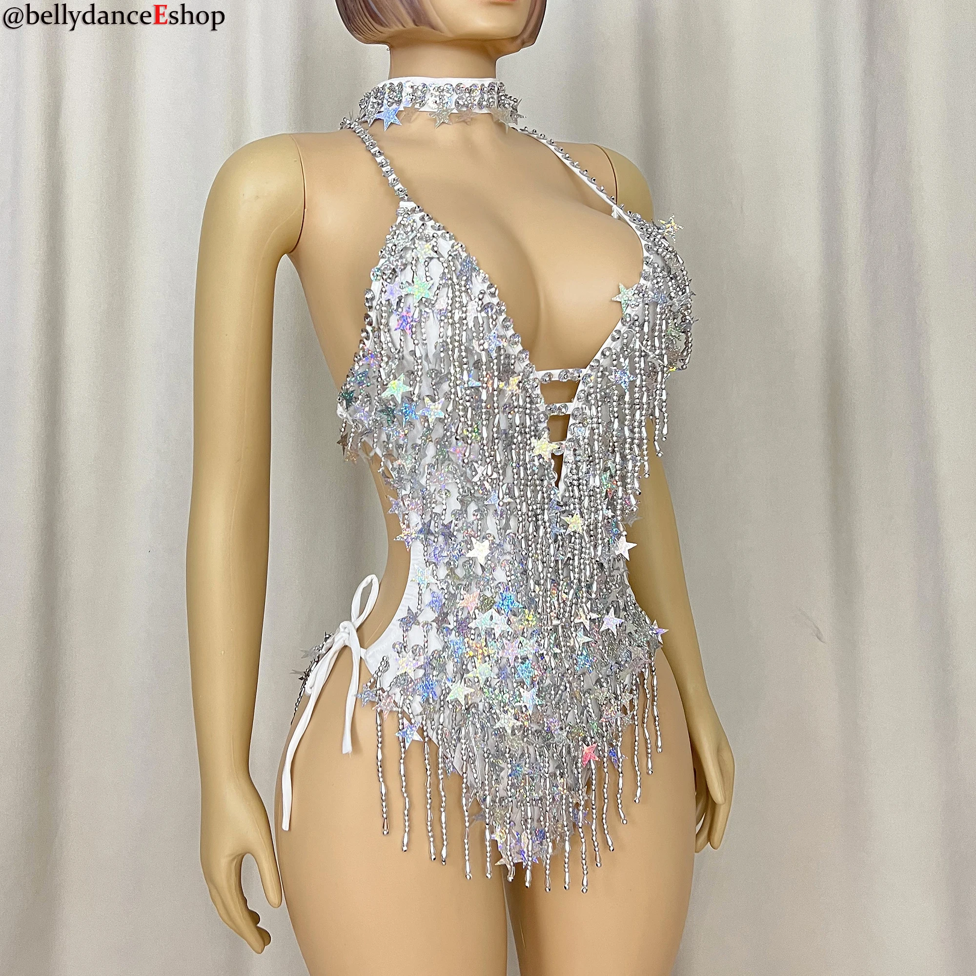 성인 여성 섹시한 레오타드 댄스 코스튬, 바디콘 롬퍼, 무대 공연 바디수트, 비즈 스팽글, 삼바 공연 의상, 신제품