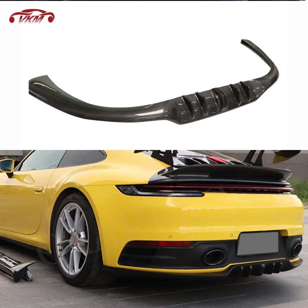 

Carbon Fiber Rear Bumper Diffuser Lip Spoiler Splitters Rear Bumper Lip Rear Diffuser FRP Body Kits For Porsche 911 992 2019+