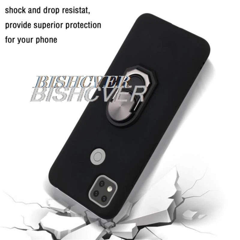 Magnet Phone Case For Unihertz Jelly Star 3.03 UnihertzJellyStar JellyStar Soft TPU Silicone Cover With Ring Holder view 4