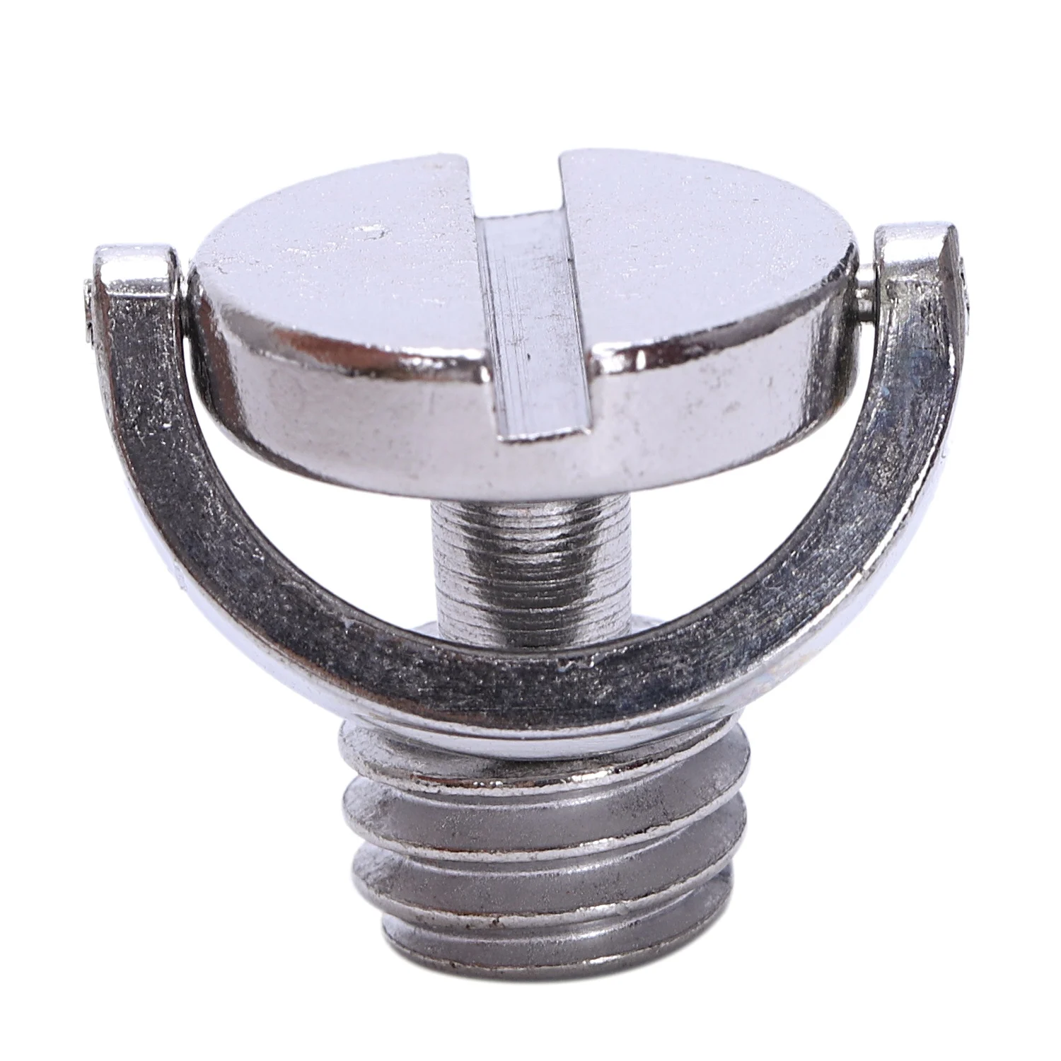 Longer Shaft D-ring Screw 3/8 inch-16 Thread Camera Tripod Quick Release Fixing Screw Adapter (Pack of 2)
