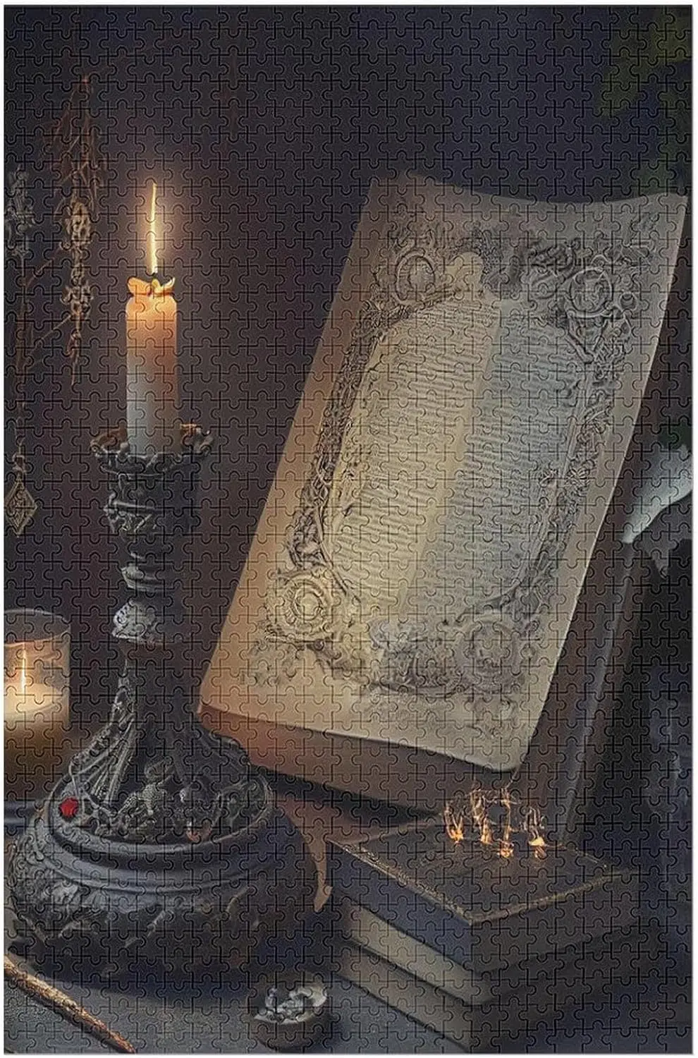 

1000 шт. головоломка, загадочная книга, головоломка, развивающая игрушка для игр для взрослых, рождественский подарок, упражнение по вашему мозку