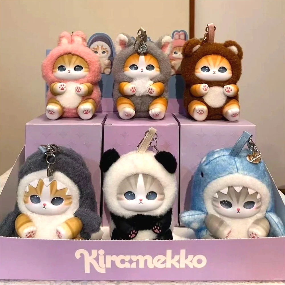 

New Mofusand Vinyl Series Blind Box Shark Cat Anime Action Figure Guess Bag Cute Doll Mystery Box Collection Ornaments for Kids