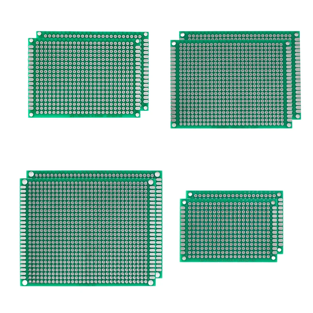 Imagem -03 - Dupla Face Pcb Prototipo Board Placa de Circuito Placa de Cobre Kit Eletrônico Faça Você Mesmo 4x6cm 5x7cm 6x8cm 7x9cm Pcs