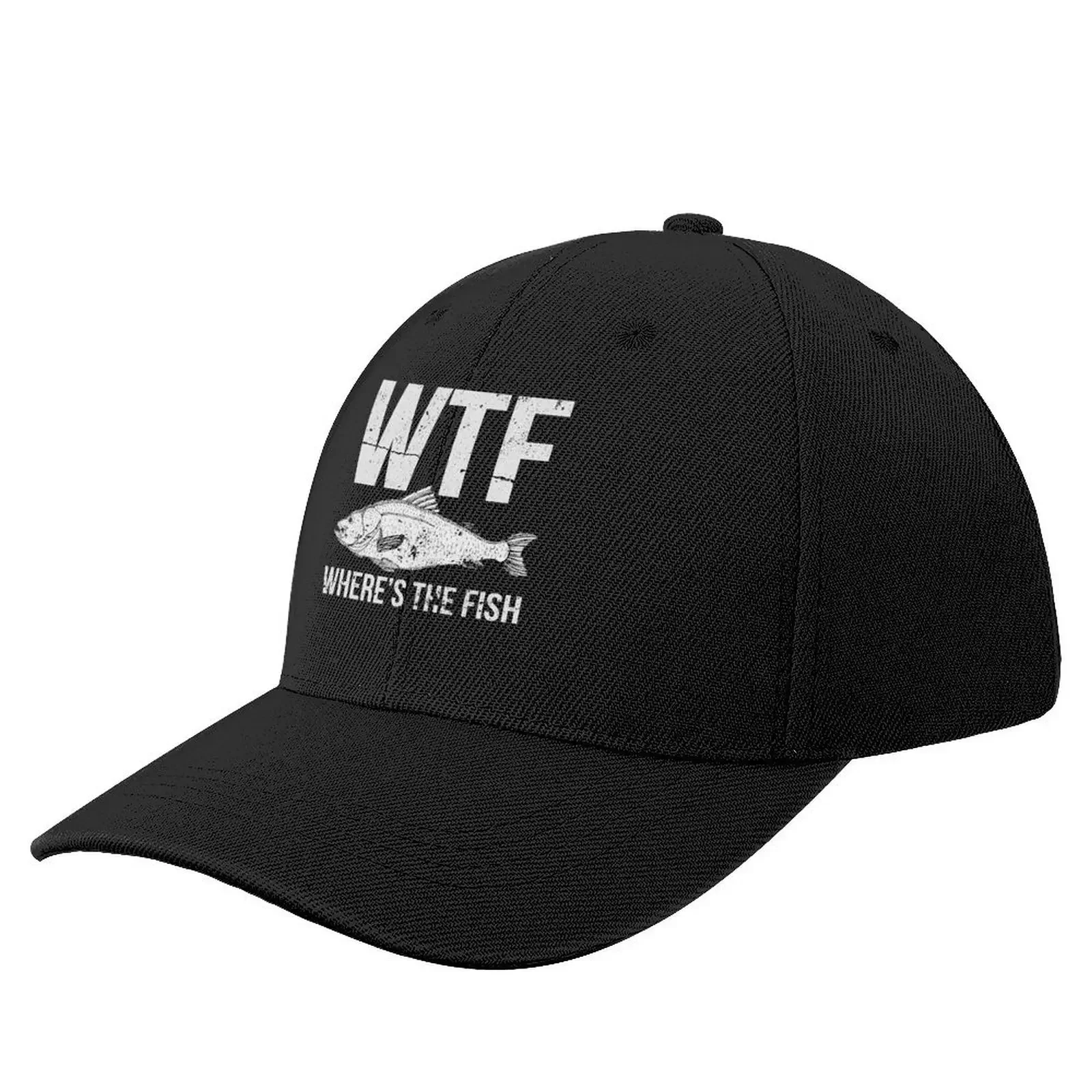 WTF Where's The FishCap Baseball Cap Mountaineering Uv Protection Solar Hat Boy Women's