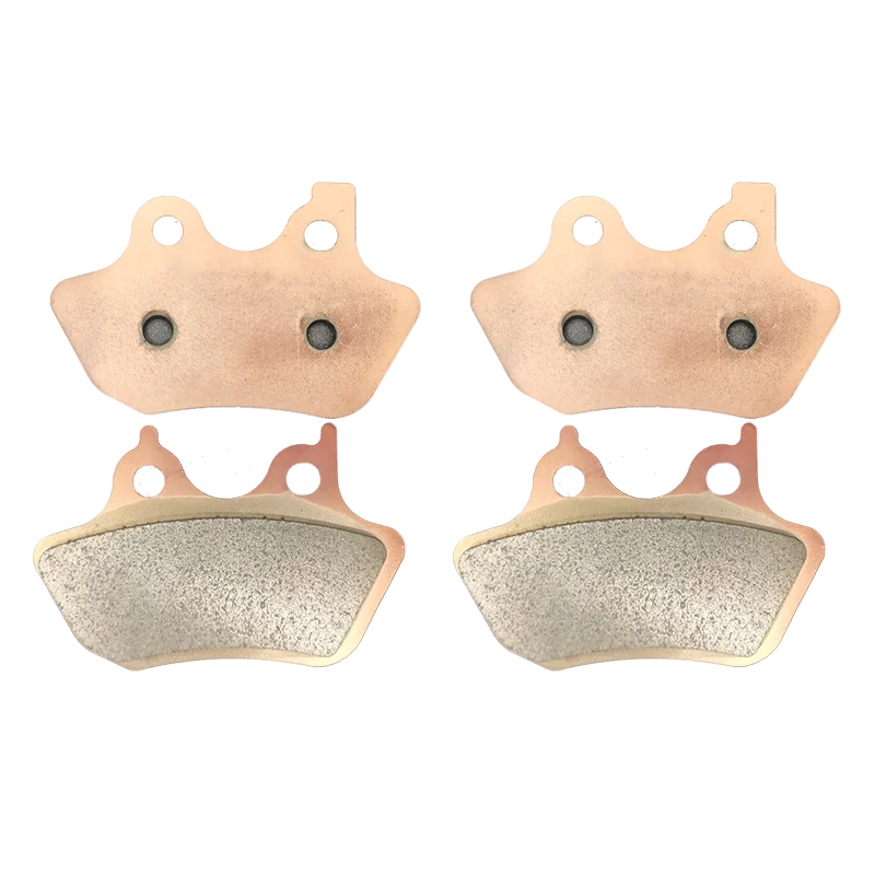 Copper Sintering Front Rear Brake Pads for HARLEY XLH883 Sportster XLH 883 R Hugger XL53c Custom XL1200 C S 2000 2001 2002 2003