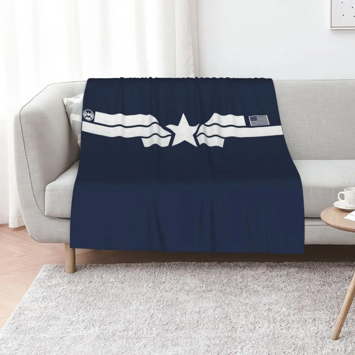 

Cap stealth suit Throw Blanket For Sofa Thin Fashion Sofas Sofas Warm Blankets