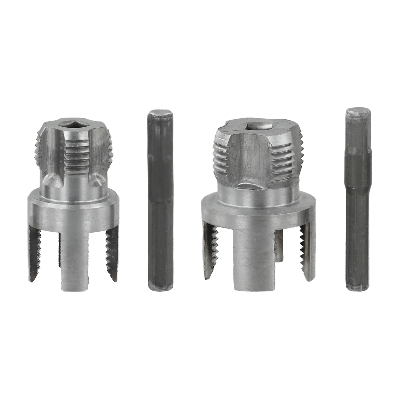 Dual Function Pipe Threading Tool Set 2 Pieces for Internal External Threads Suitable for Plastic Pipes and PPR PVC