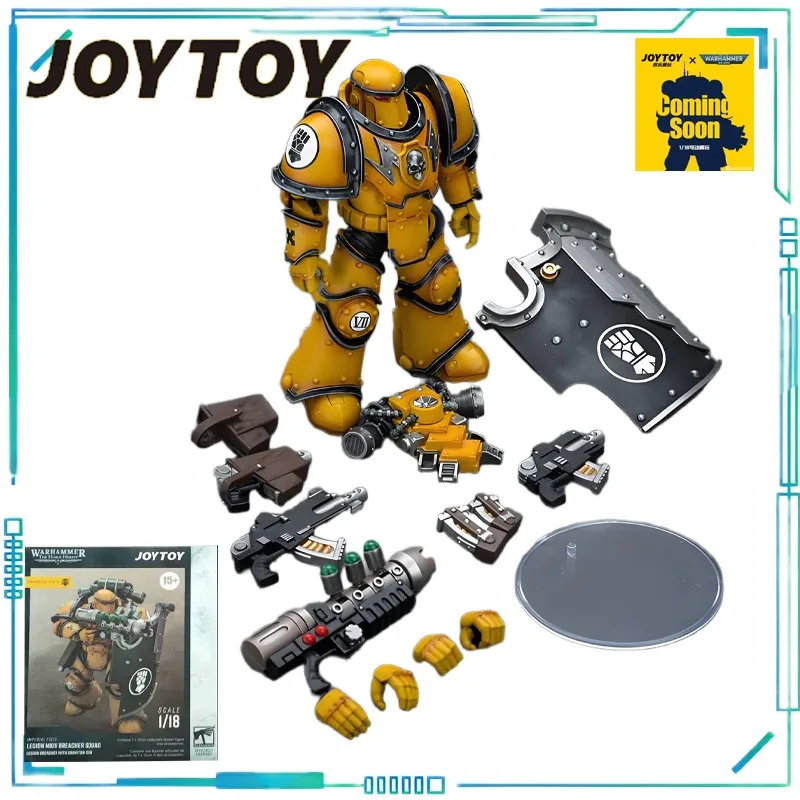 JOYTOY オリジナル JOYTOY X ウォーハンマー 40K シリーズ皇帝拳/黒大聖堂 HH エンパイア拳 MK3 レギオン包囲チームモデル男の子のギフト