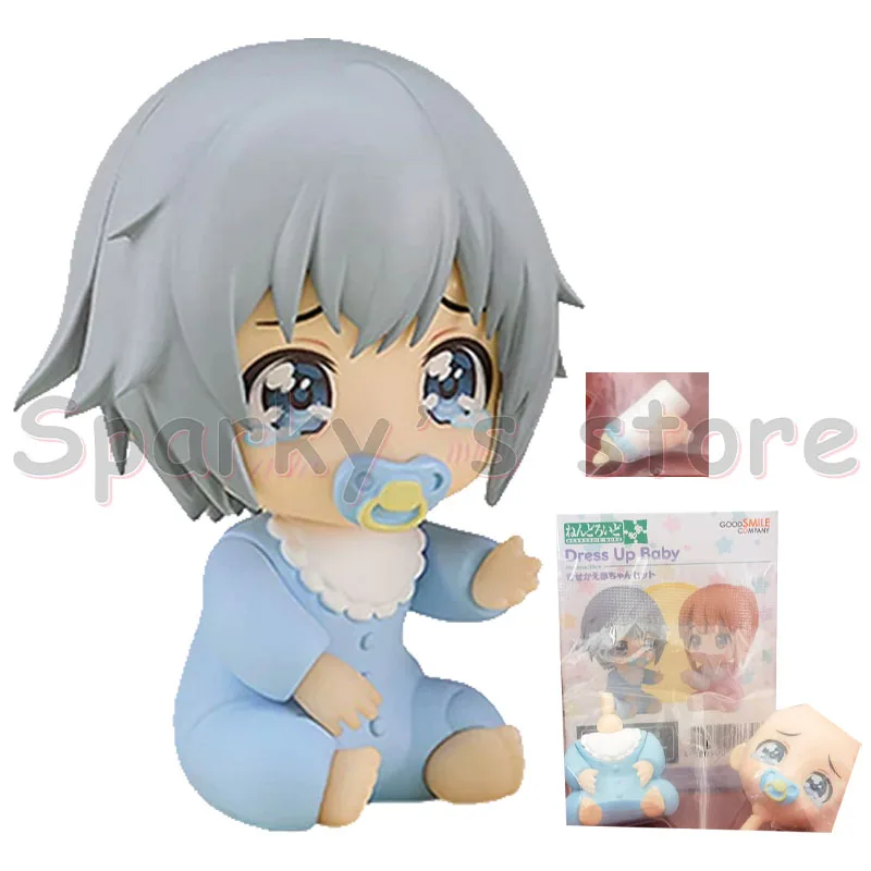 GSC Original NENDOROID More Dress up Baby Anime Figure Pink Blue Cradle Action Figure Toys For Boys Girls Kids Birthday Gifts